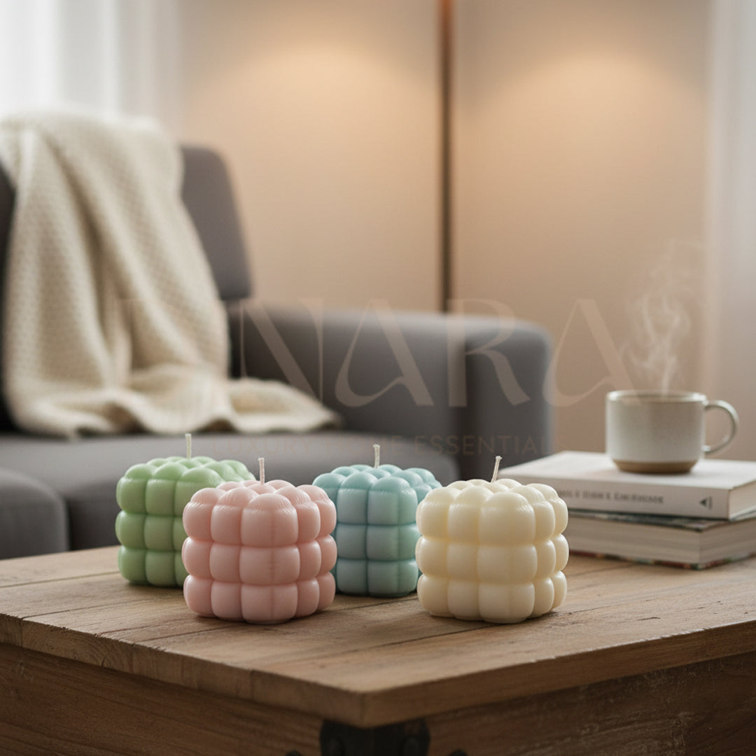Puffer Bubble Candle