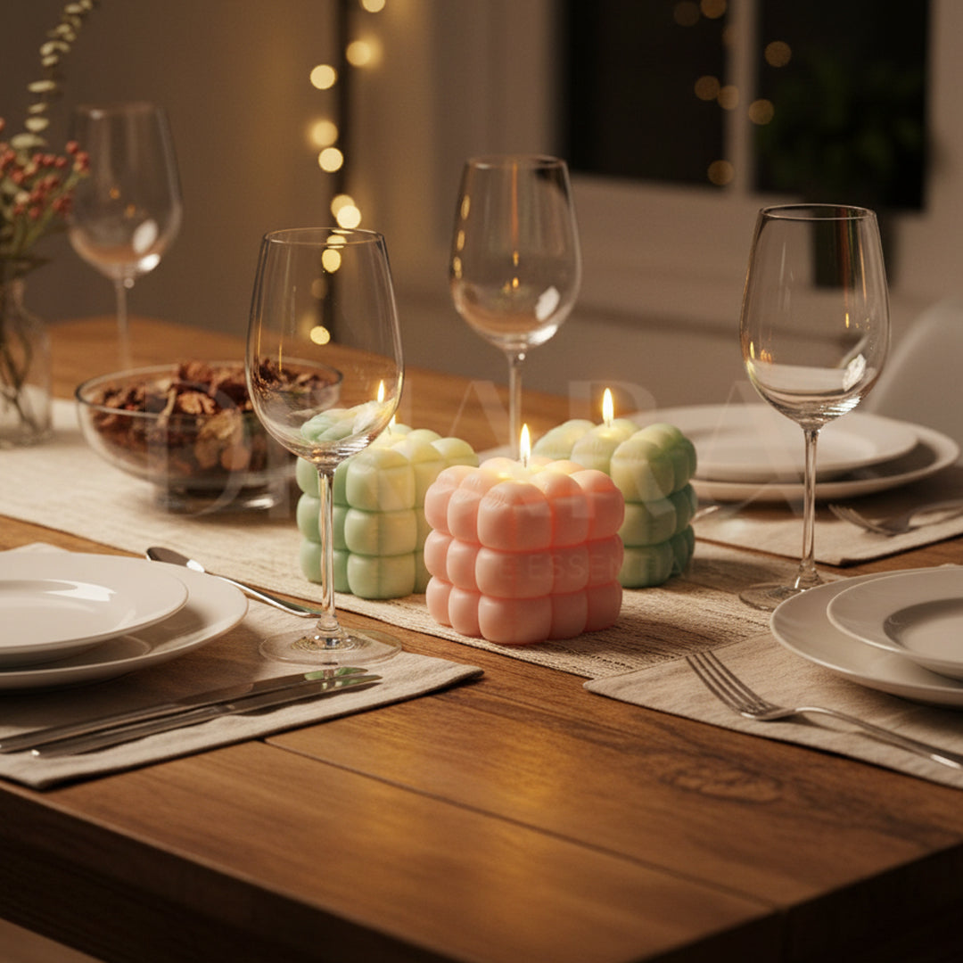 Puffer Bubble Candle