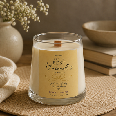 Best friend candle