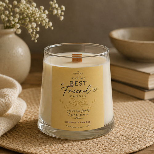 Best friend candle