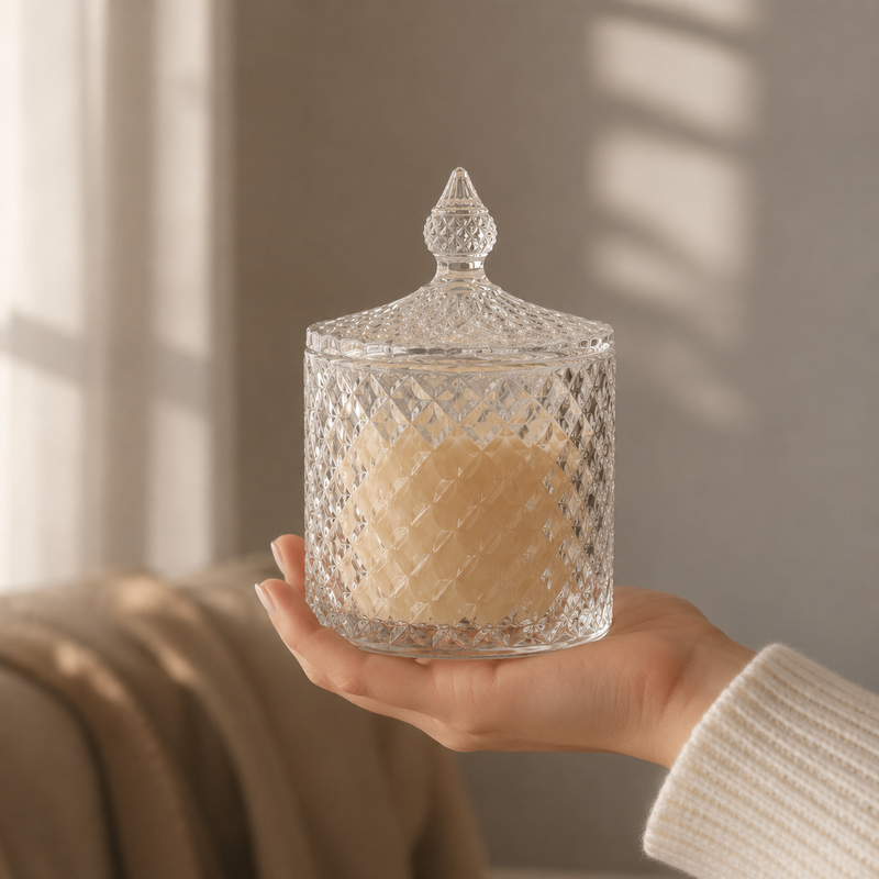 Royalty Glass Jar Candle