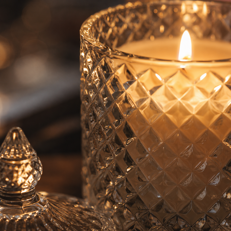 Royalty Glass Jar Candle