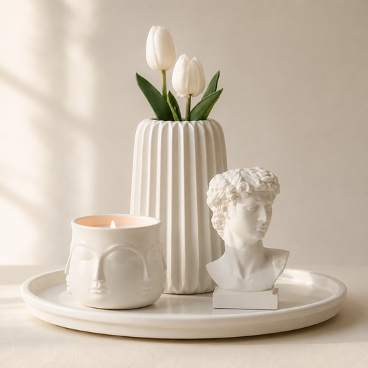 Blanca Timeless Set – 4-Piece White Ceramic