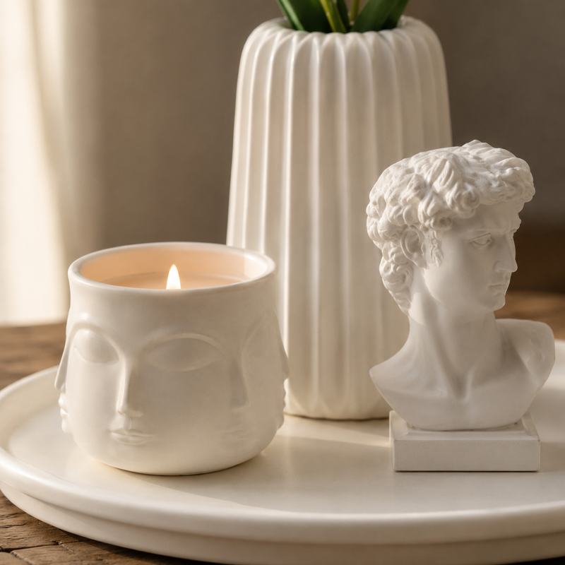 Blanca Timeless Set – 4-Piece White Ceramic