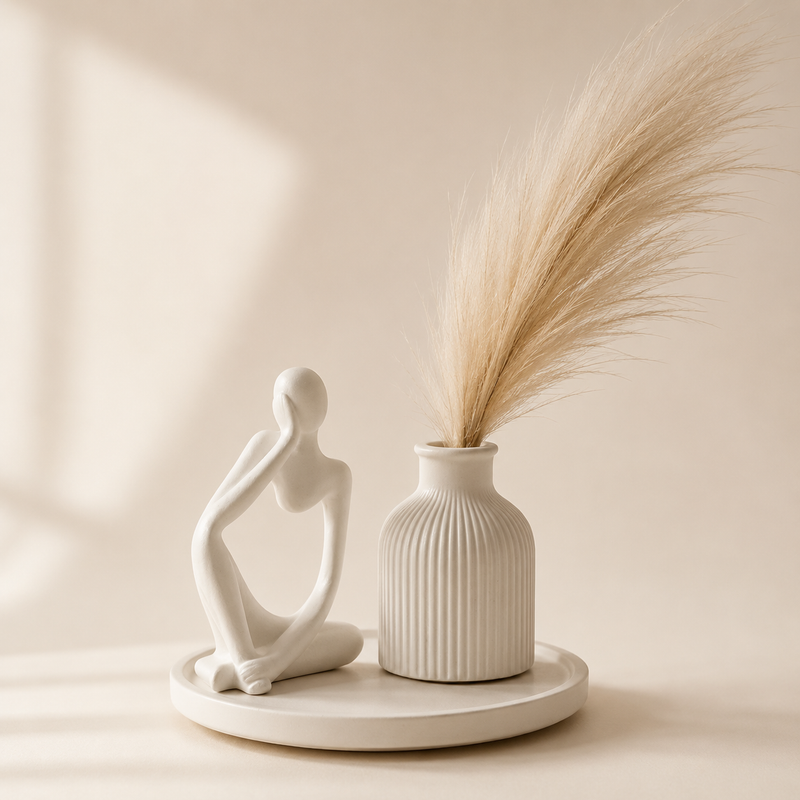 Feather Elegance Set – 3-Piece Sculptural