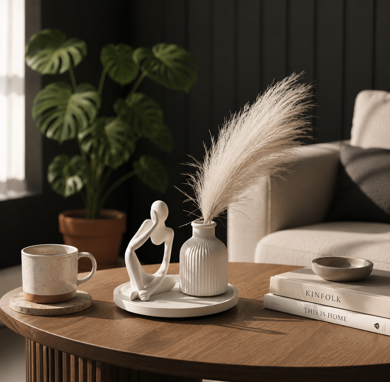 Feather Elegance Set – 3-Piece Sculptural