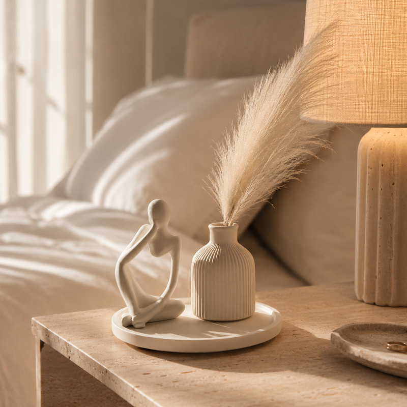 Feather Elegance Set – 3-Piece Sculptural