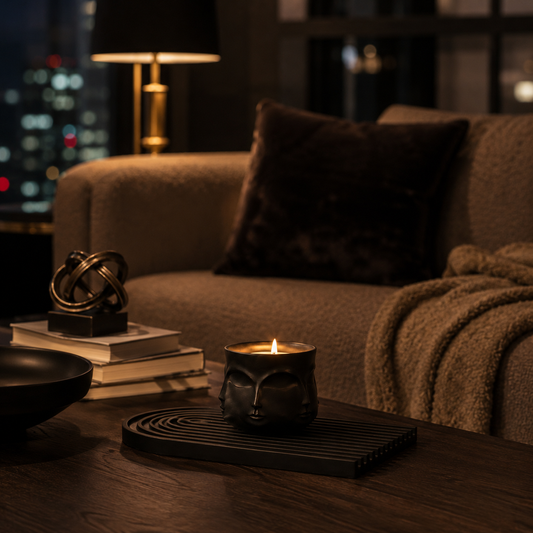 Pitch Black Minimalist Pair – 2-Piece Dark Set