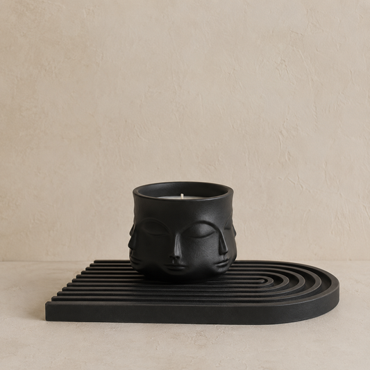 Pitch Black Minimalist Pair – 2-Piece Dark Set