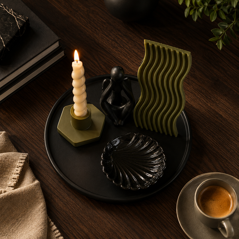 Iris Black and Sage – 6-Pieces