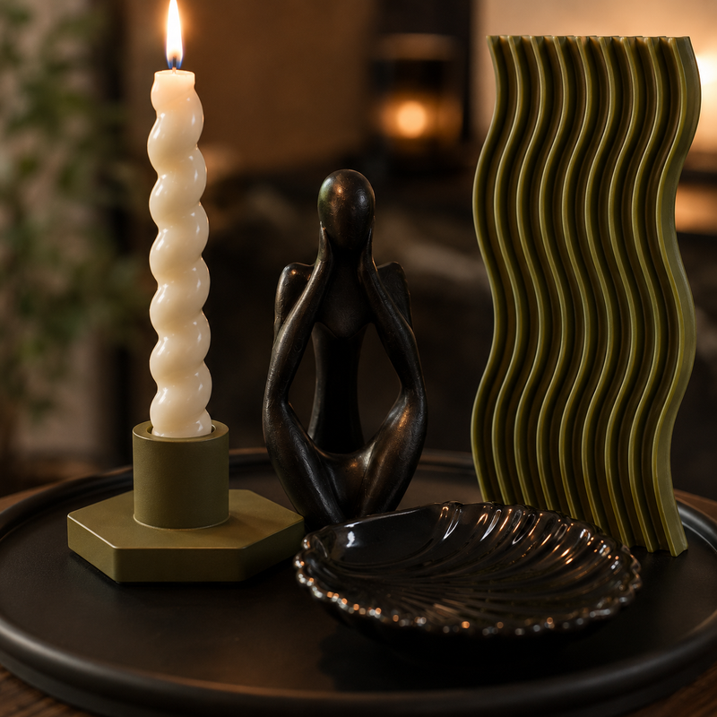 Iris Black and Sage – 6-Pieces