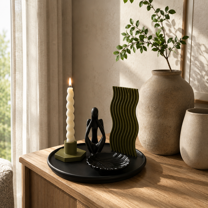 Iris Black and Sage – 6-Pieces