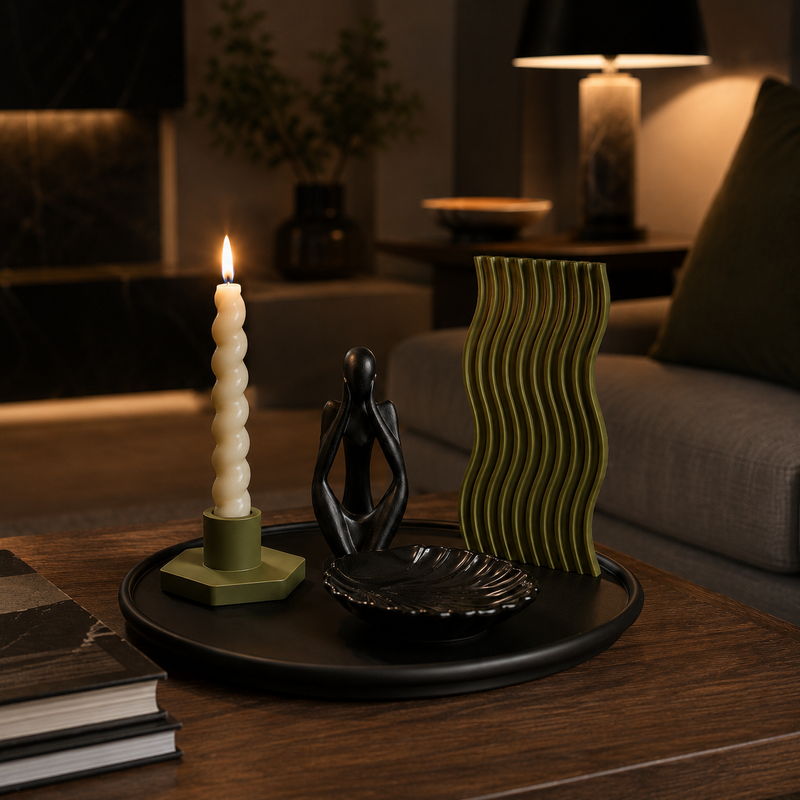Iris Black and Sage – 6-Pieces