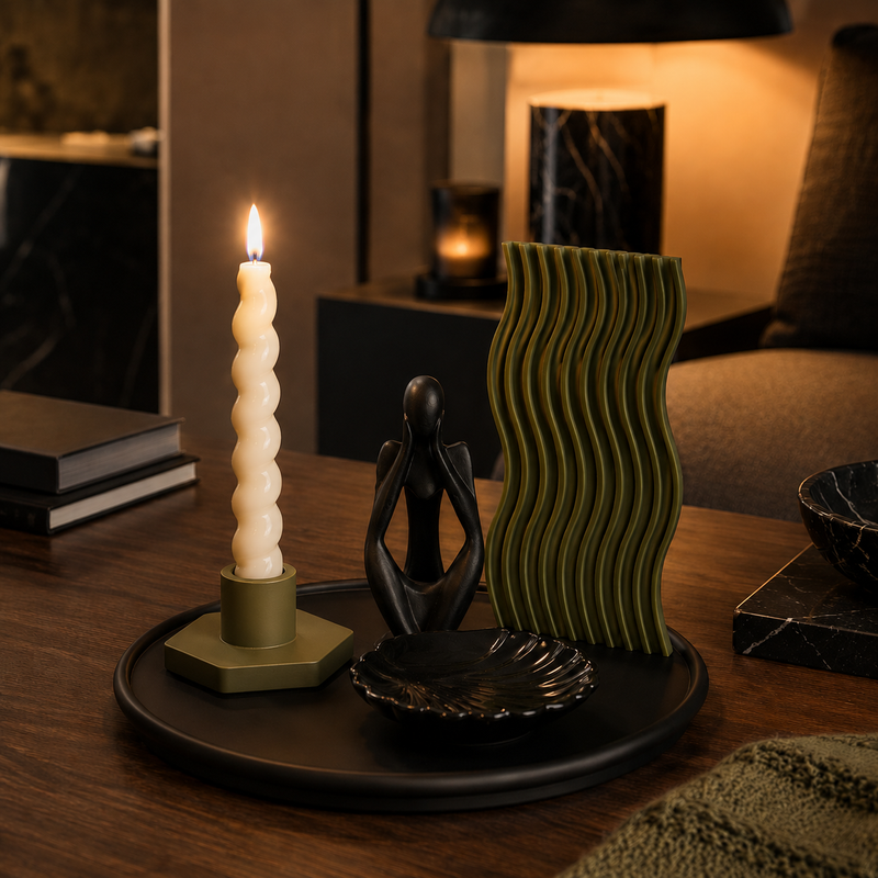Iris Black and Sage – 6-Pieces