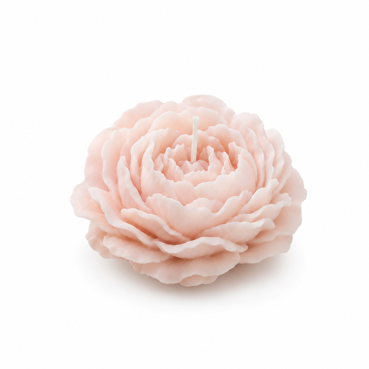 Peony Flower Candle
