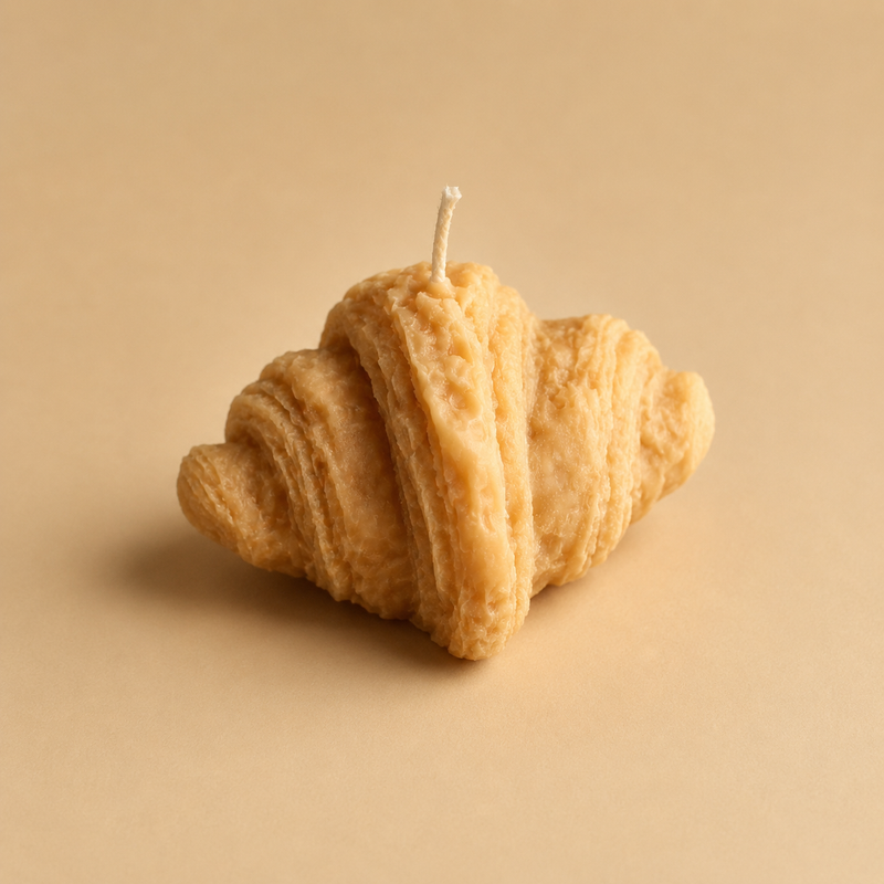 Croissant candles