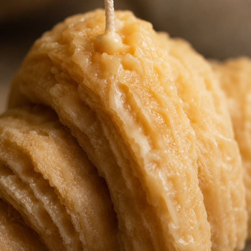 Croissant candles