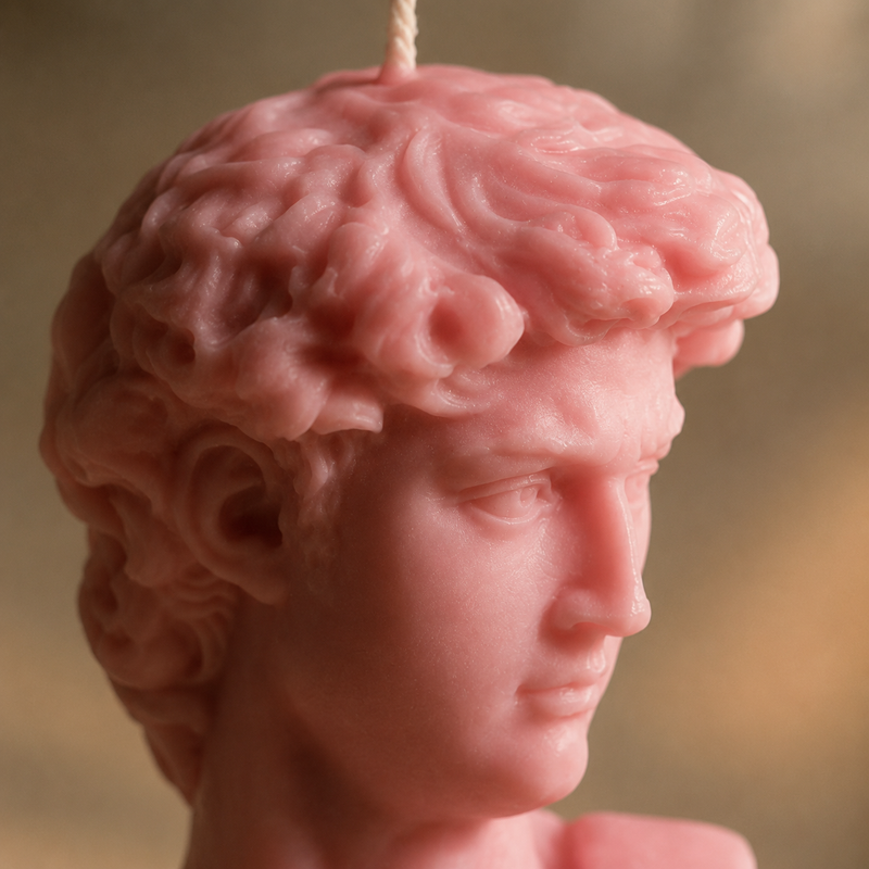 Mini David candle