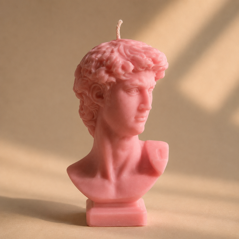 Mini David candle