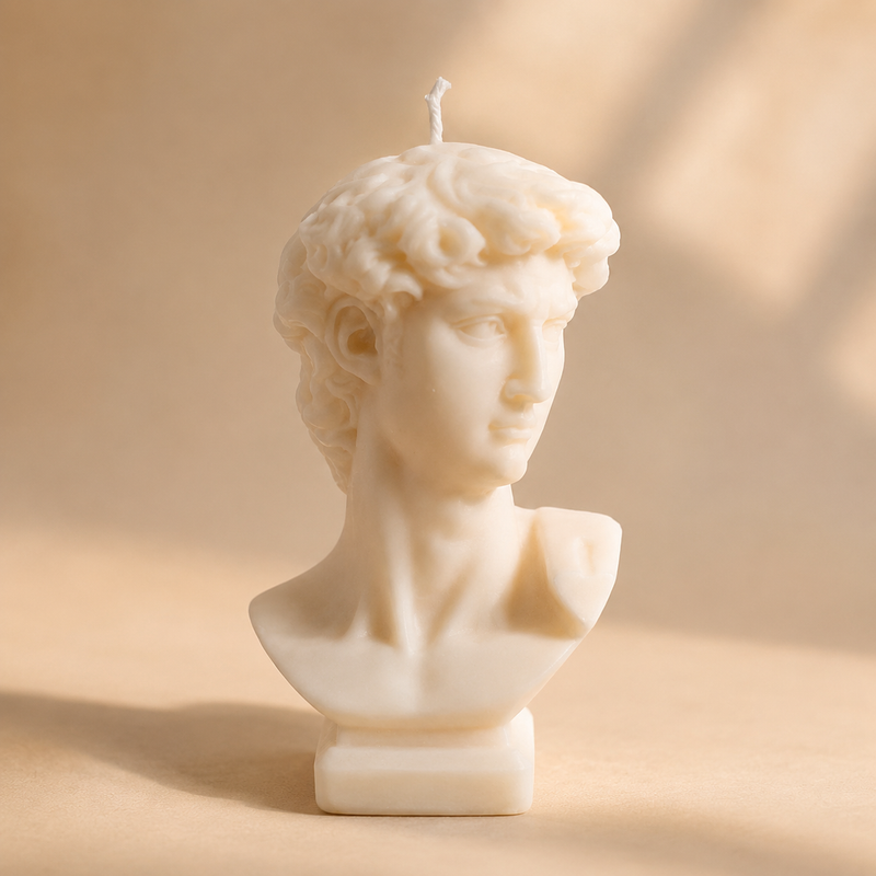 Mini David candle