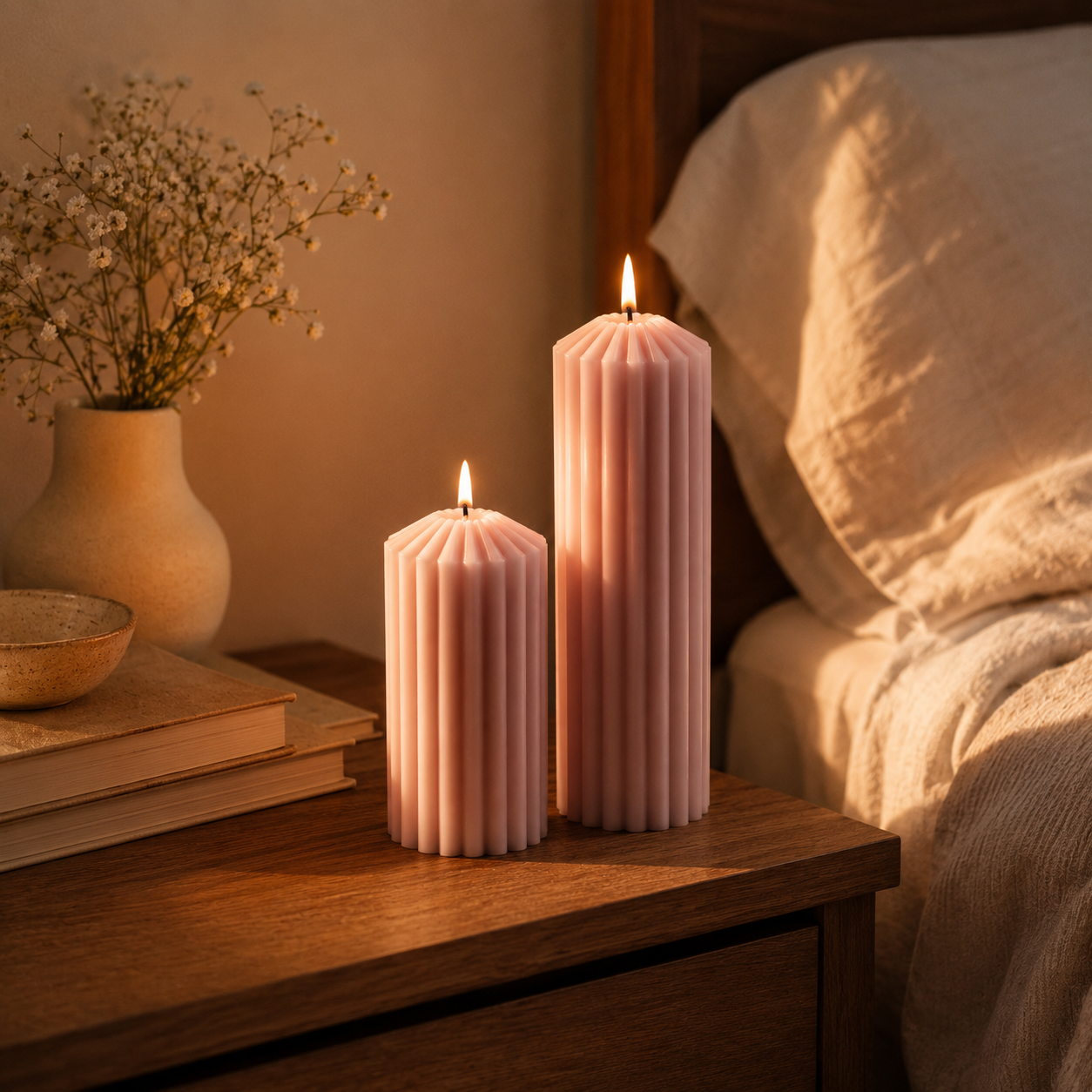 Pierre Candles (Set of 2)