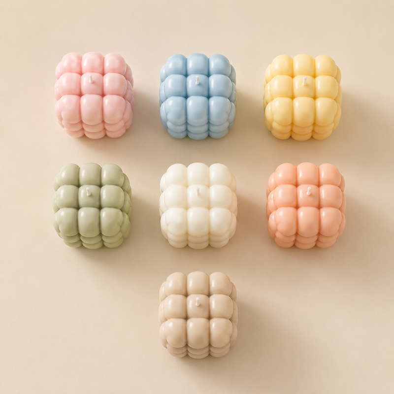 Puffer Bubble Candle