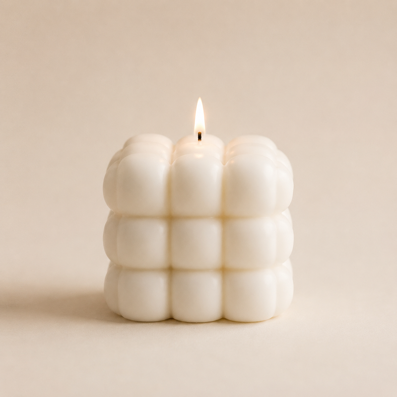 Puffer Bubble Candle