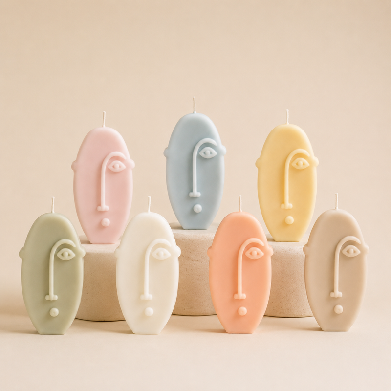 Abstract Candle (Oval)