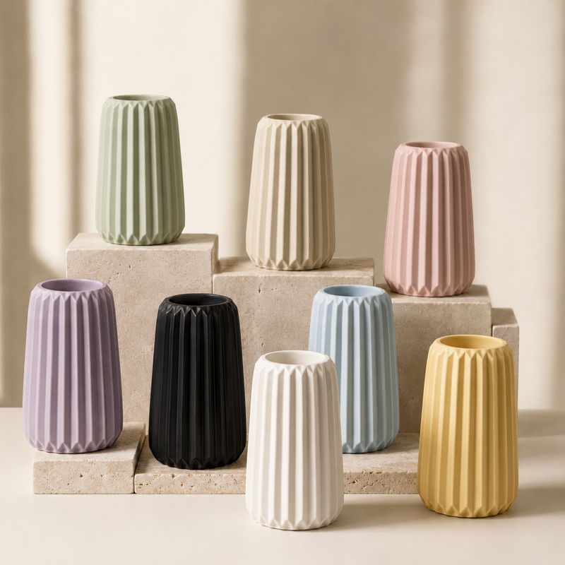 Stripped Vase