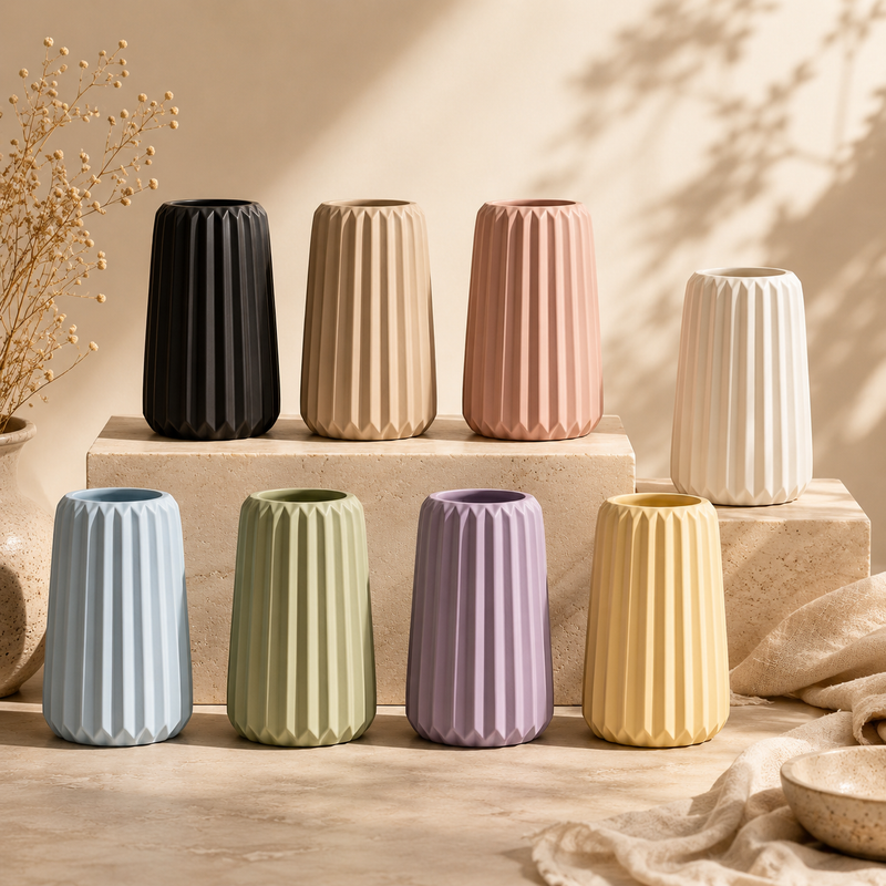 Stripped Vase