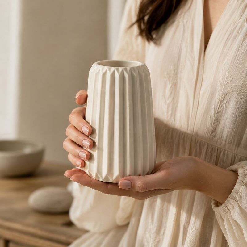 Stripped Vase