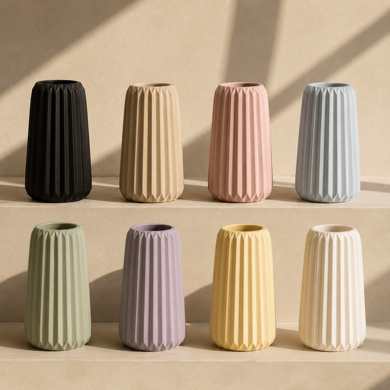 Stripped Vase