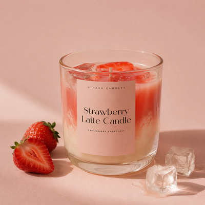 Strawberry Latte Candle