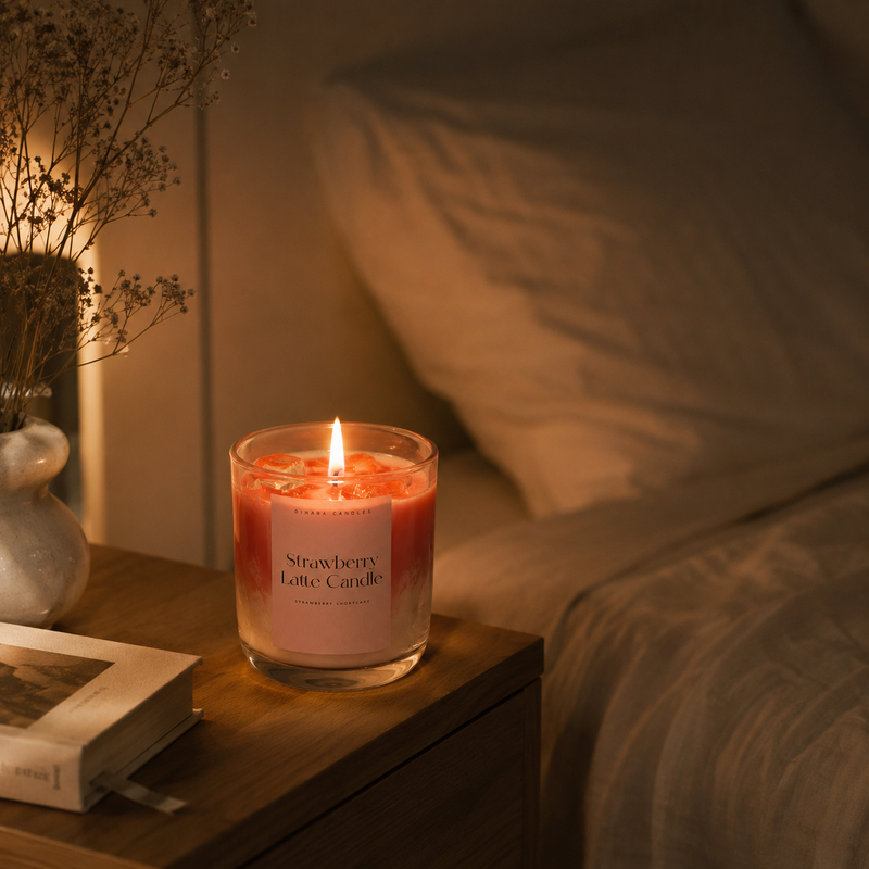 Strawberry Latte Candle