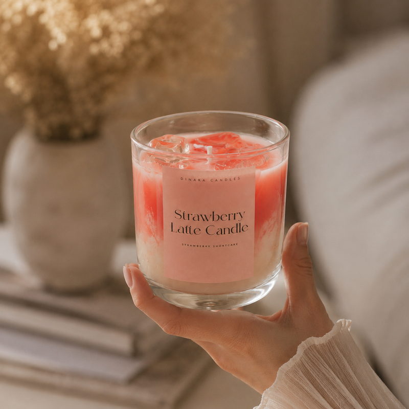 Strawberry Latte Candle