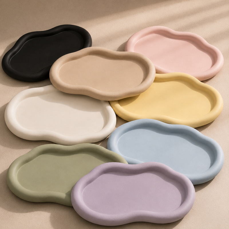 oval cloud tray