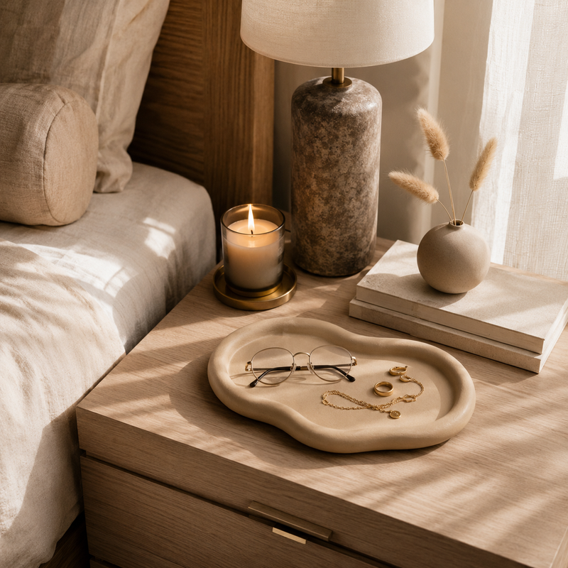 oval cloud tray