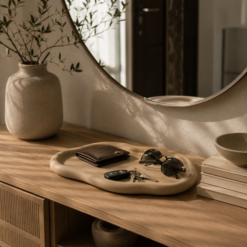 oval cloud tray