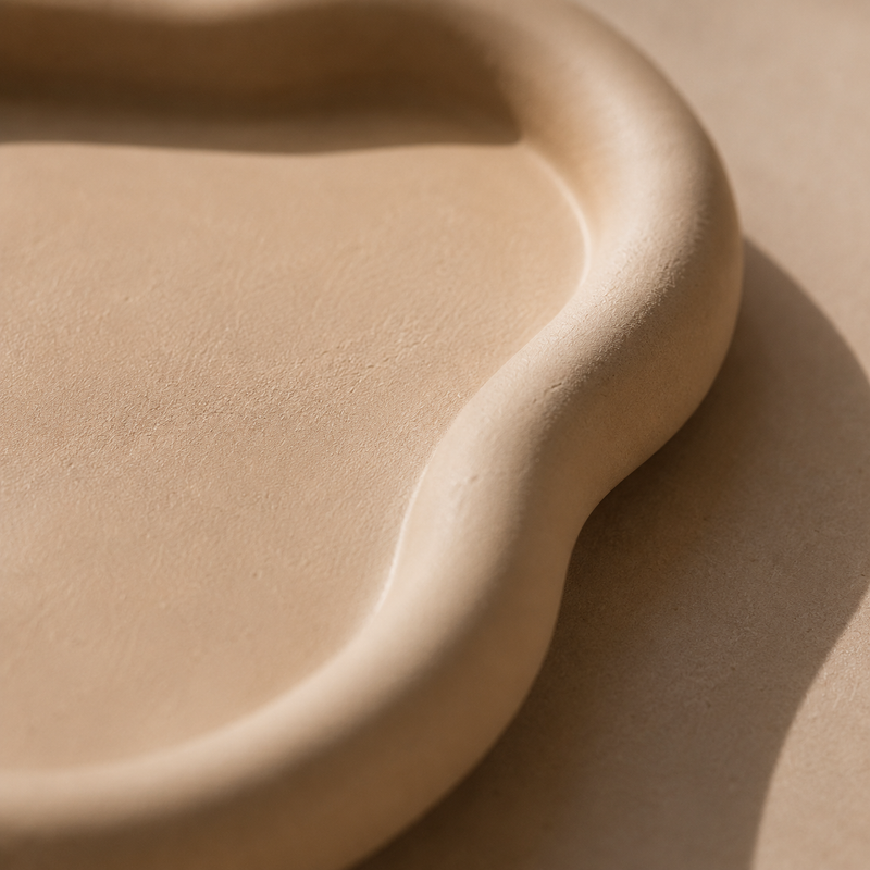 oval cloud tray