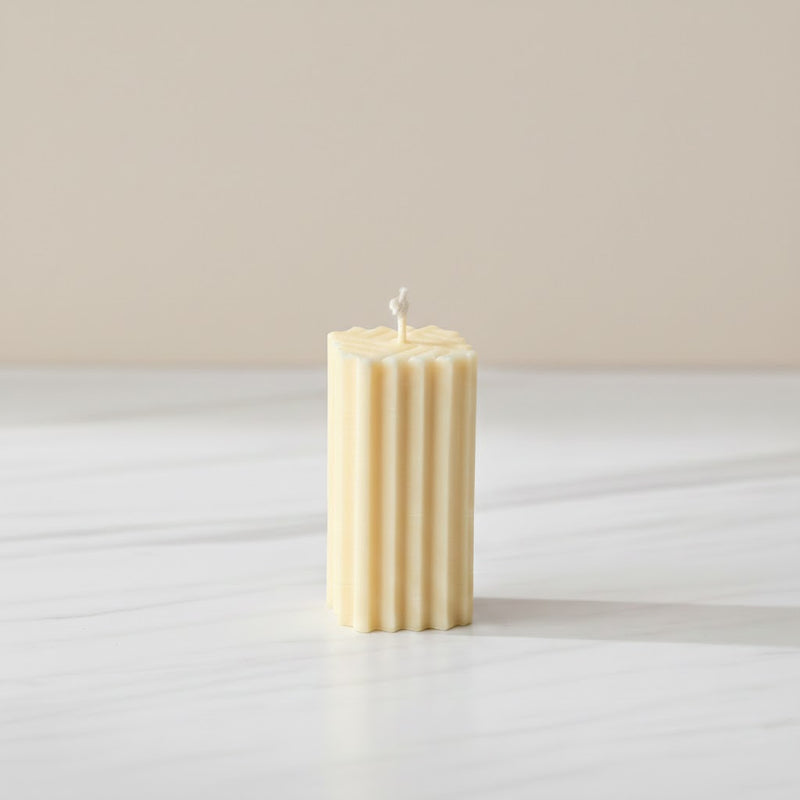 Stripped Pillar Candles