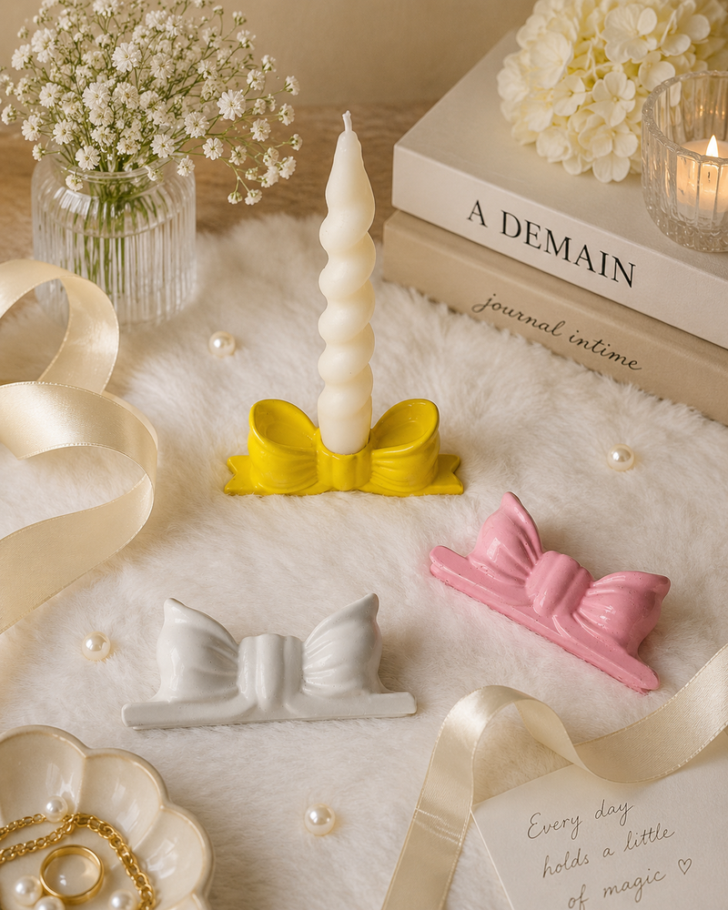 Bow Candle holder