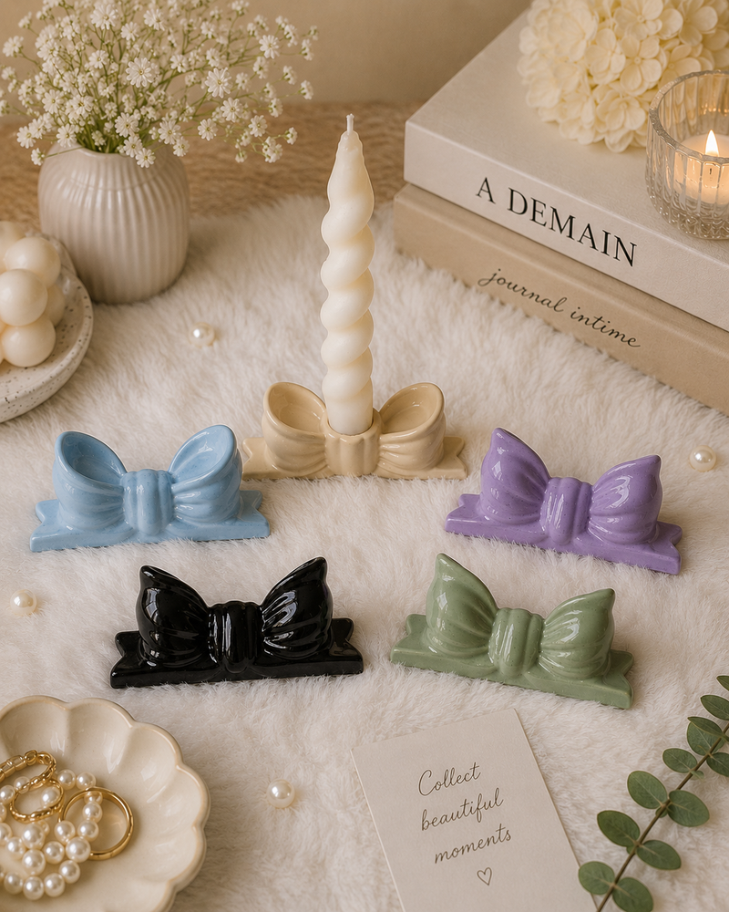 Bow Candle holder