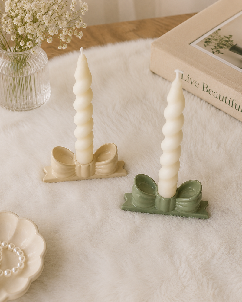 Bow Candle holder